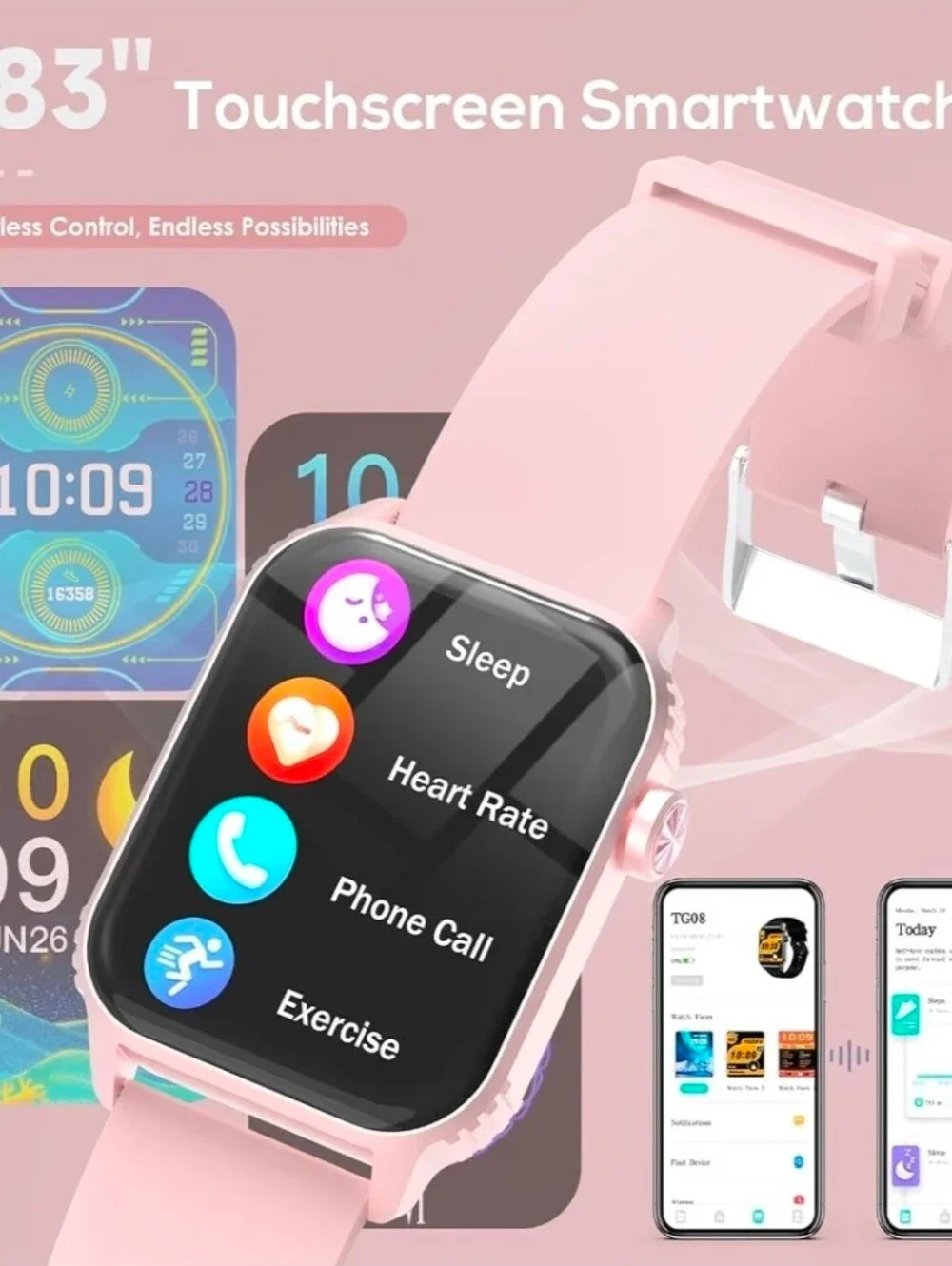 Smart Watch for Women, 120 Sports Modes Smartwatch with 1.83